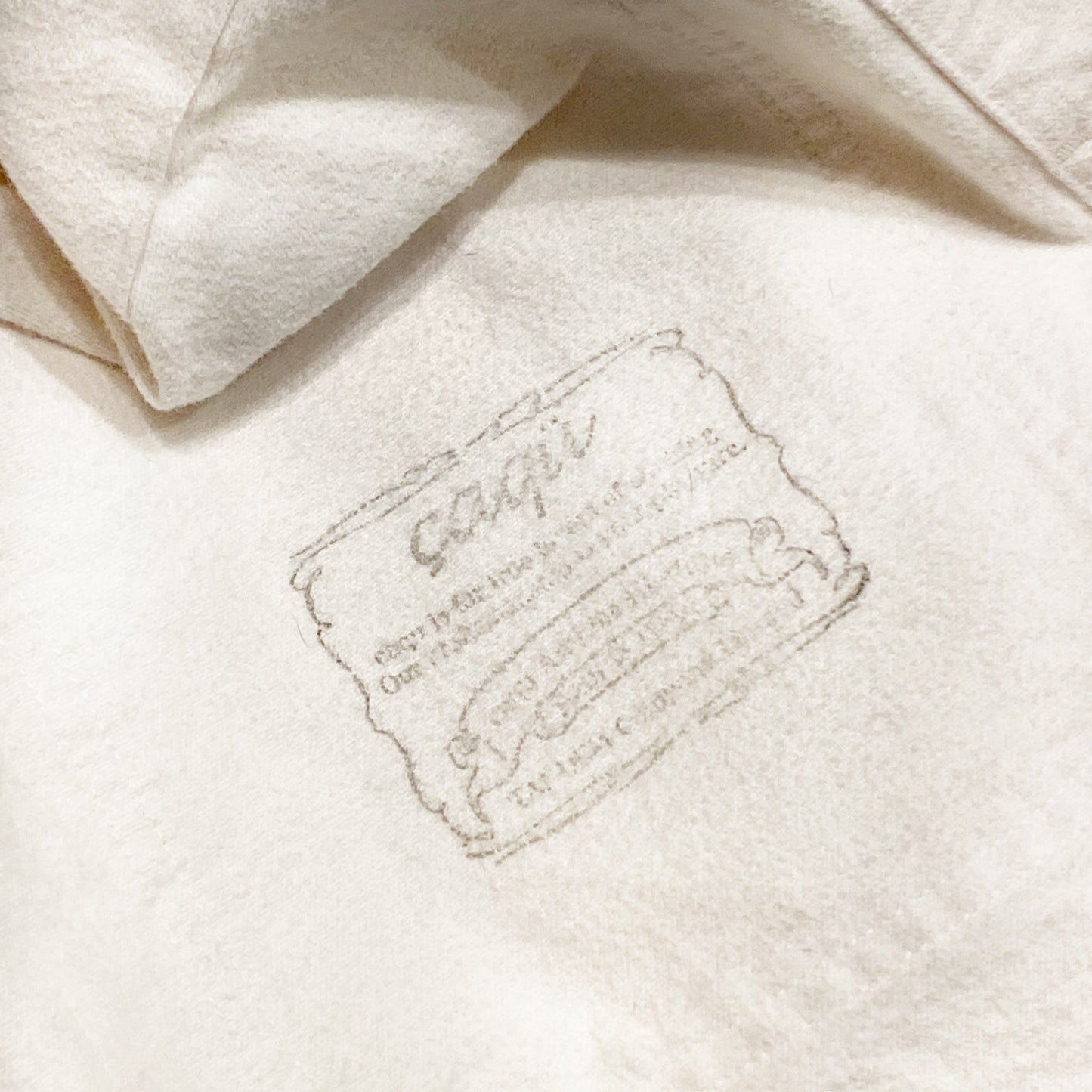 Caqu - Lot.00119 Flannel Old Coverall (Ivory)