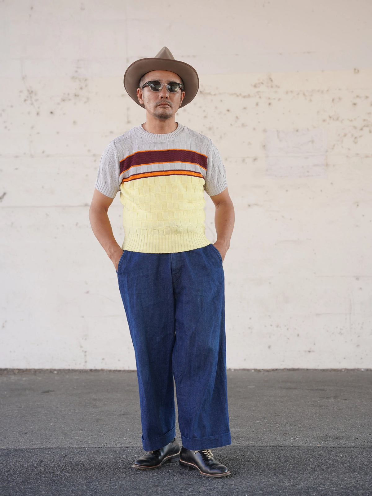 (Pre-Order) The Groovin High - 270205 Panel Border Summer Knit (Deposit HKD100)