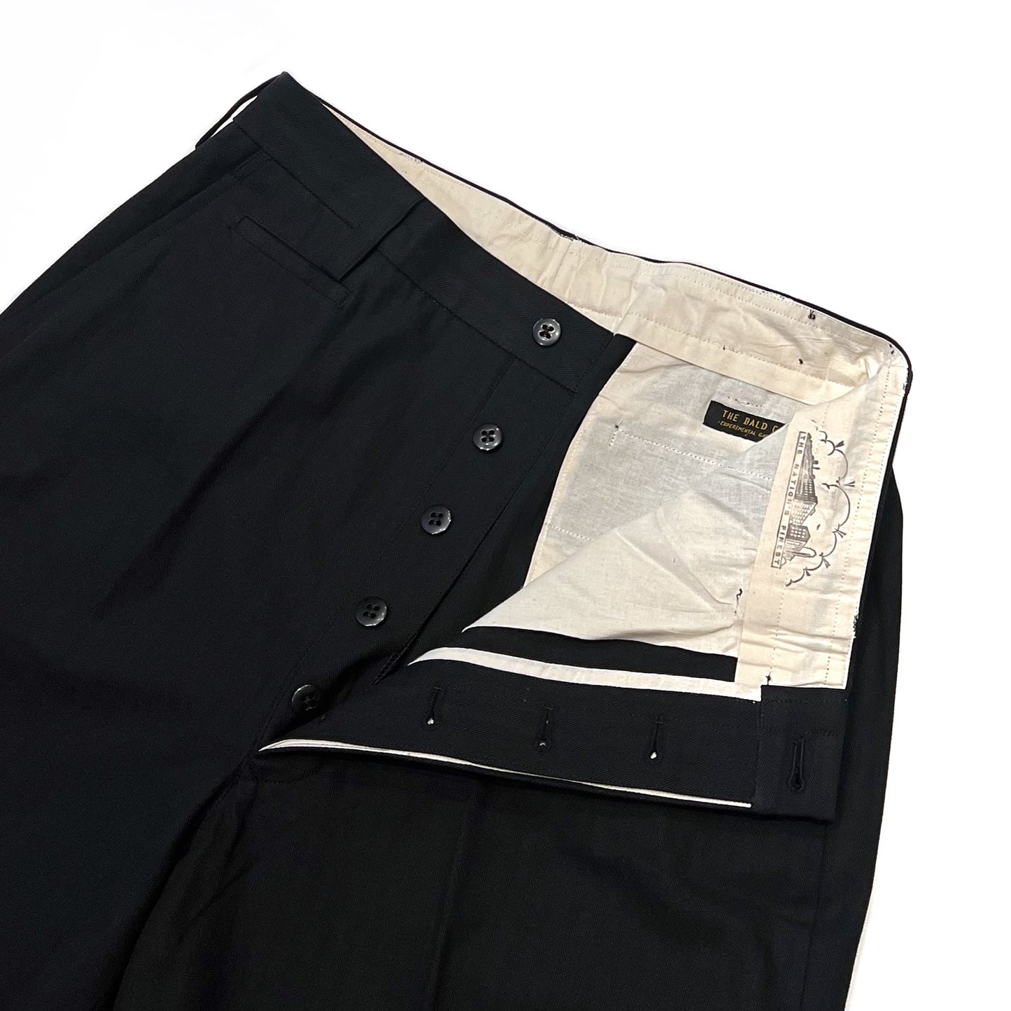 THE BALD CO. - Lot.468 HBT Wide Pants (Black)
