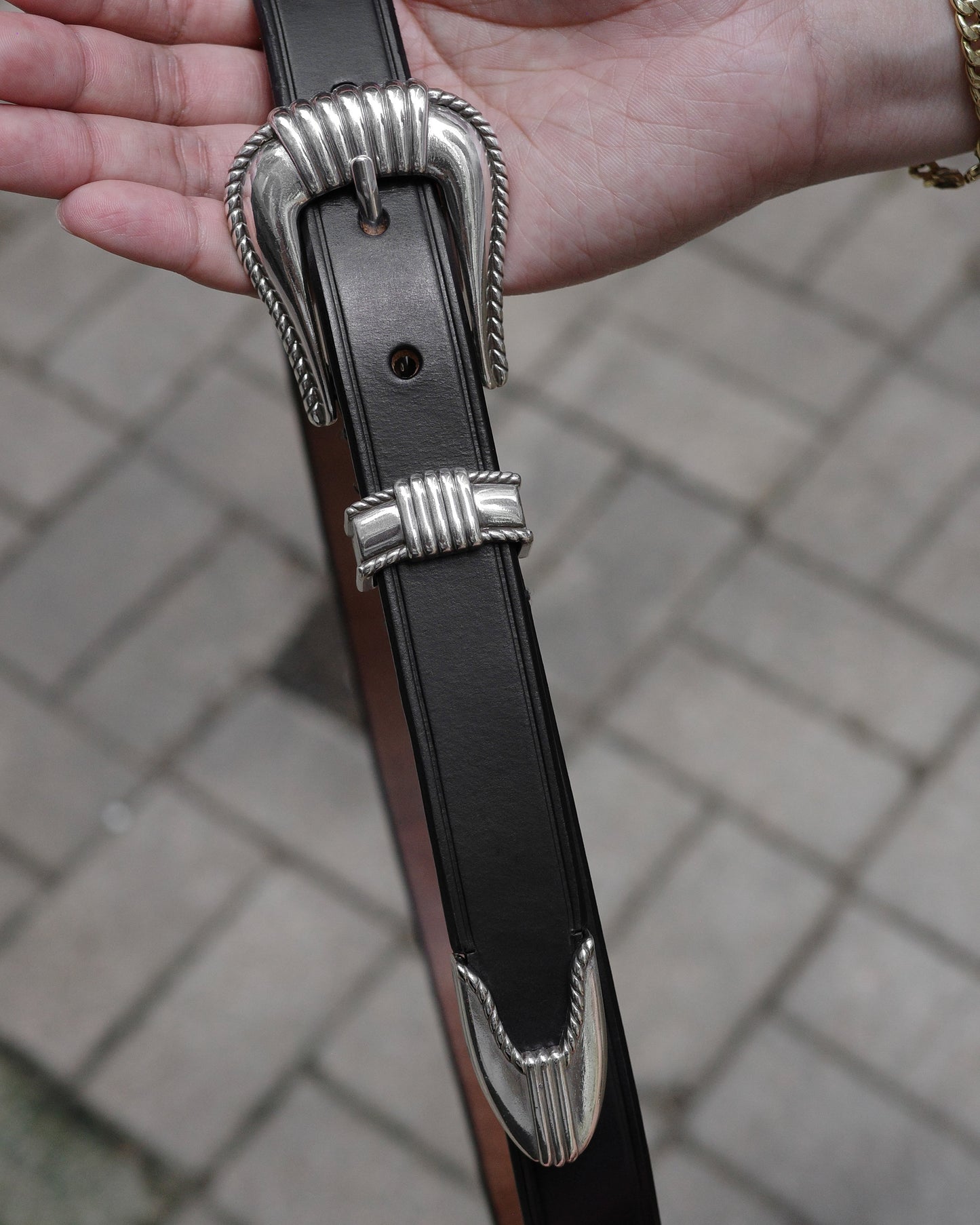 THE WONDER LUST - 25mm Tea-core Western Style Belt