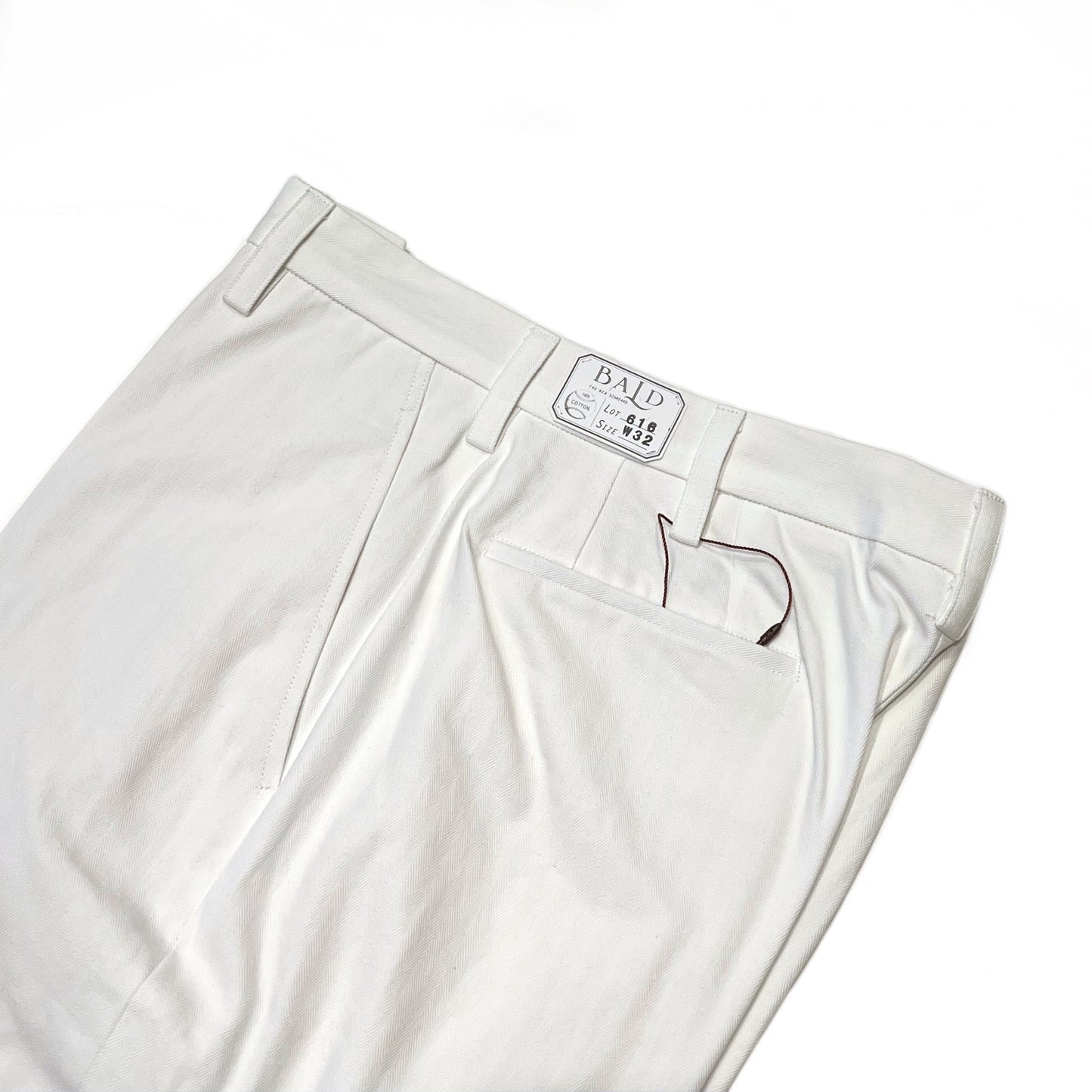 THE BALD CO. - Lot.616 HBT Wide Pants (White)