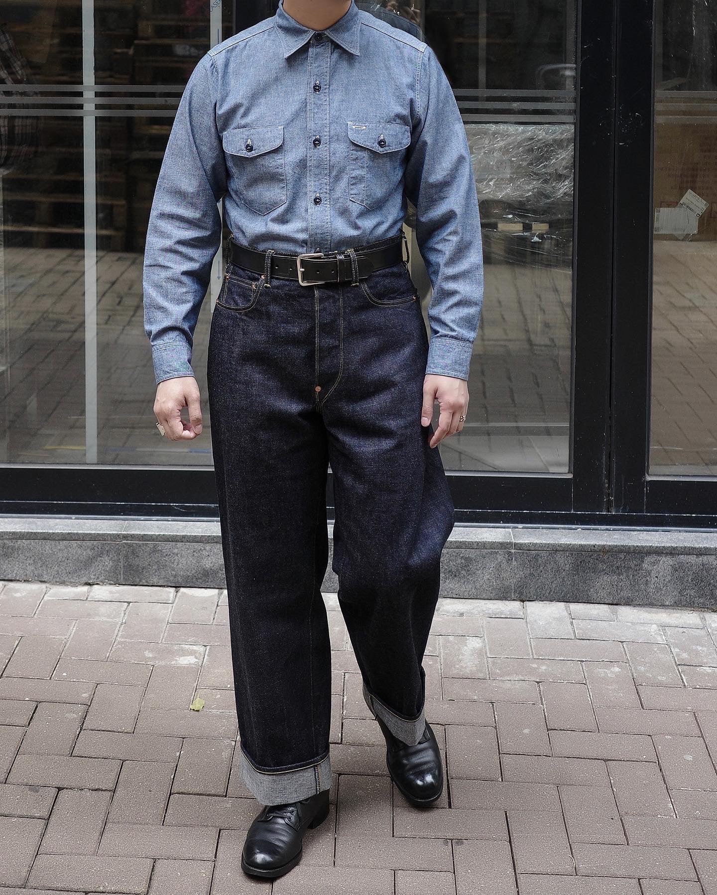 LAWFORD - Lot.243 Buckle-back Five Pocket Denim Pants
