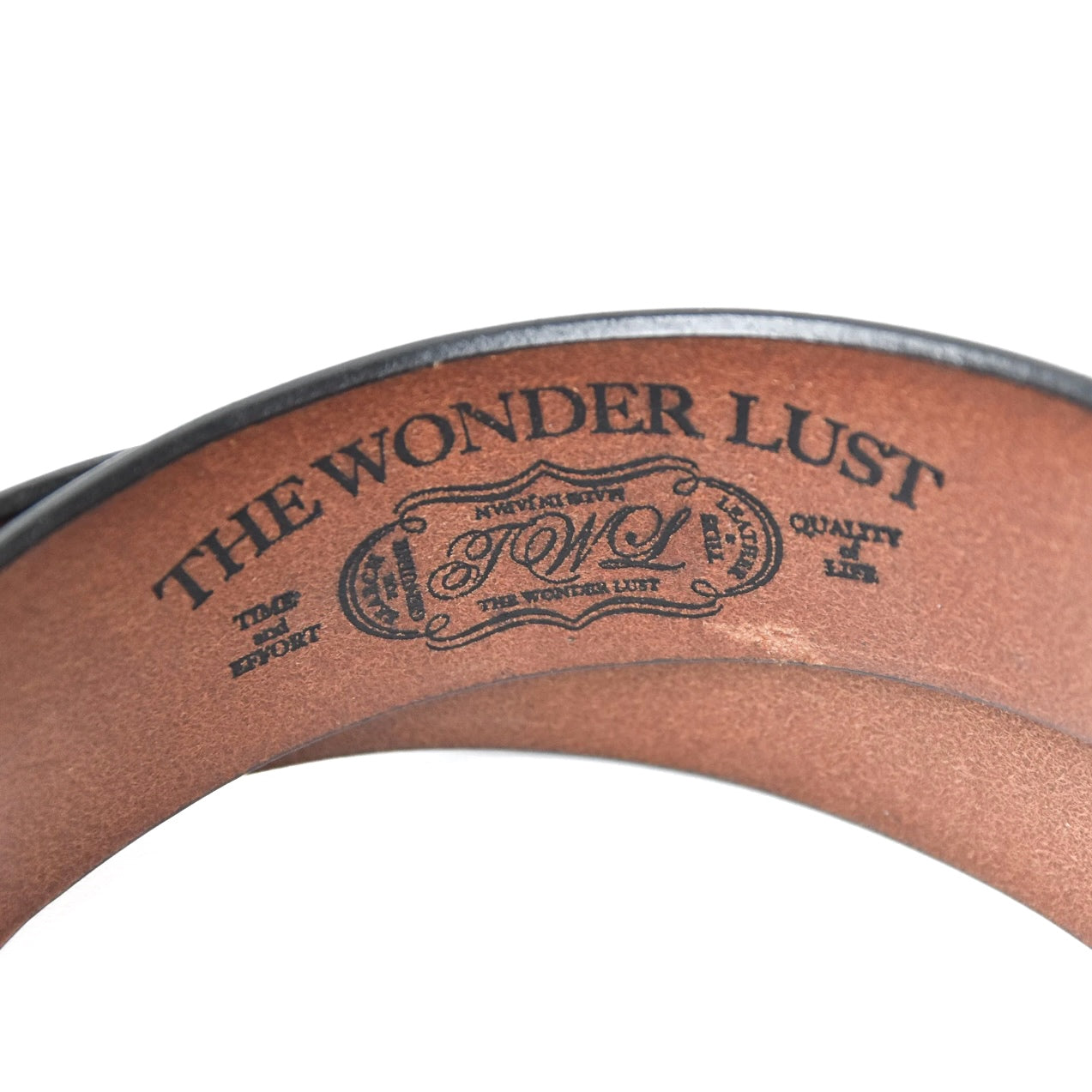 THE WONDER LUST - 40mm Tea-core Garrison Belt (Black)