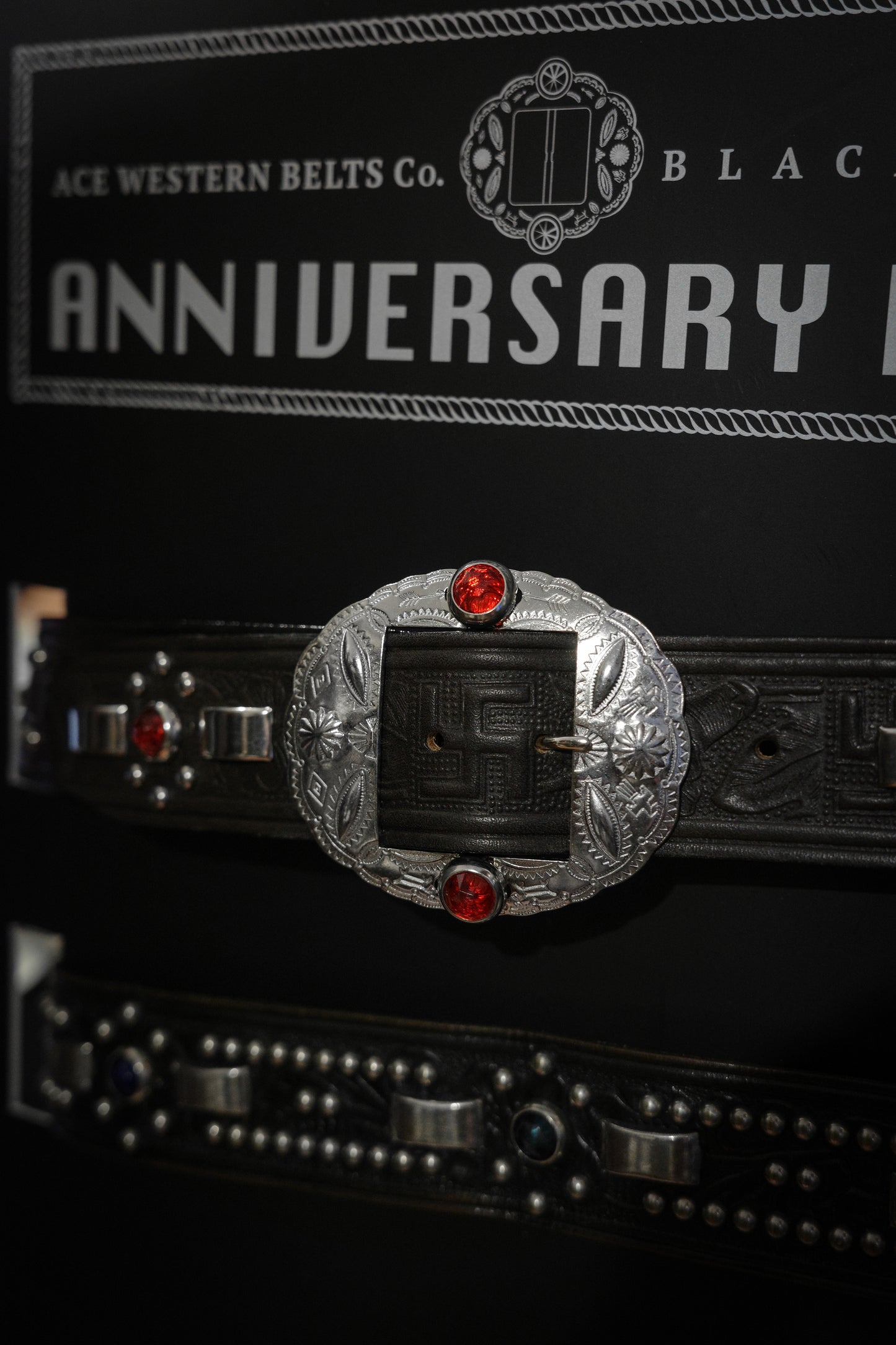 (Pre-Order) BlackSun X ACE WESTERN BELT - No.BS008 "10TH ANNIVERSARY BELT" (Deposit HKD1800)