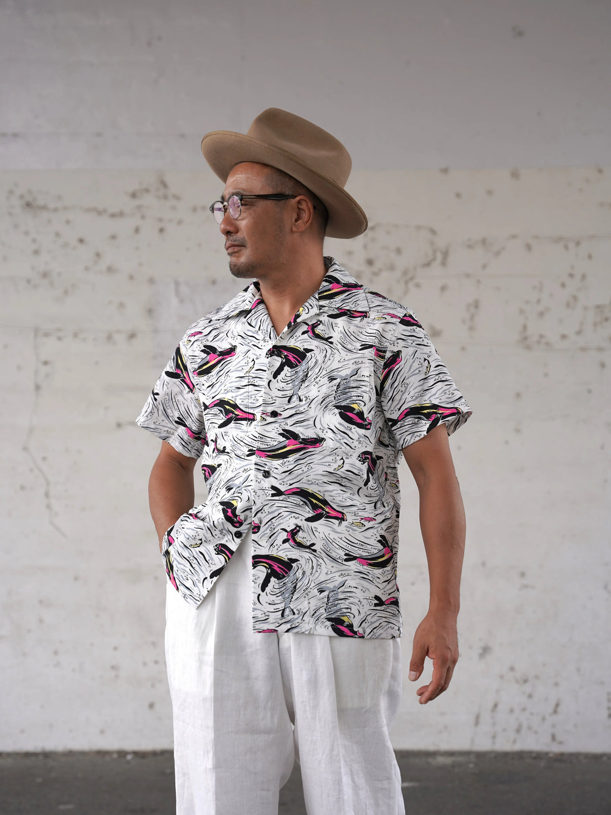 (Pre-Order) The Groovin High - 270113 Seersucker Seal Rayon Shirt (Deposit HKD100)
