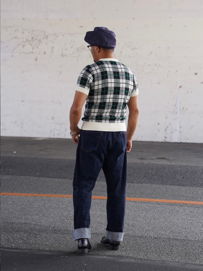 The Groovin High - Lot.535 1940s Style Summer Knit (Green)