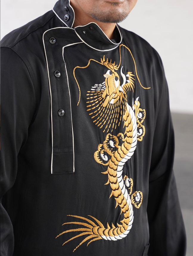 The Groovin High - Lot.544 1950s Dragon Pullover Shirt