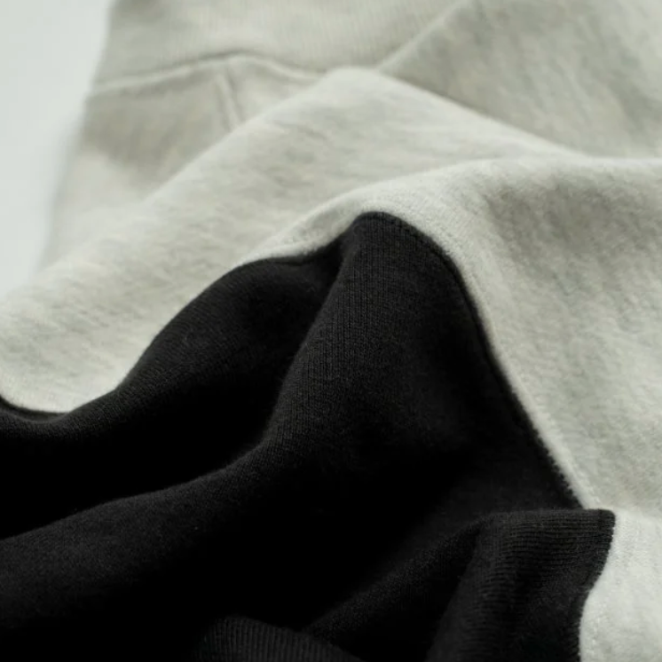 Healthknit - Locker Weight Sweatshirt HR24F-M001 “BK/WH”