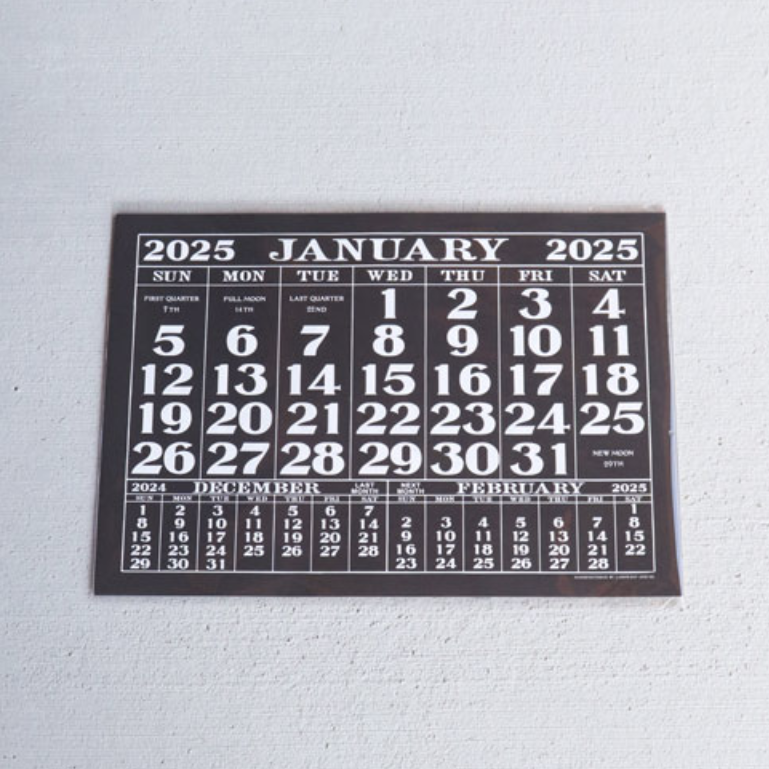 Laborday & Co. - Original 2025 Paper Calendar