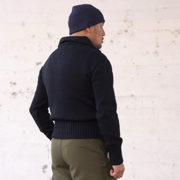 (Pre-Order) The Groovin High - Lot.250212 1940s Style Zip-up Knit (Deposit HKD100)