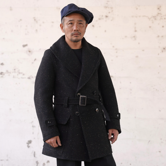 (Pre-Order) The Groovin High - Lot.250420 1940s Style Shawl collar Coat (Deposit HKD100)