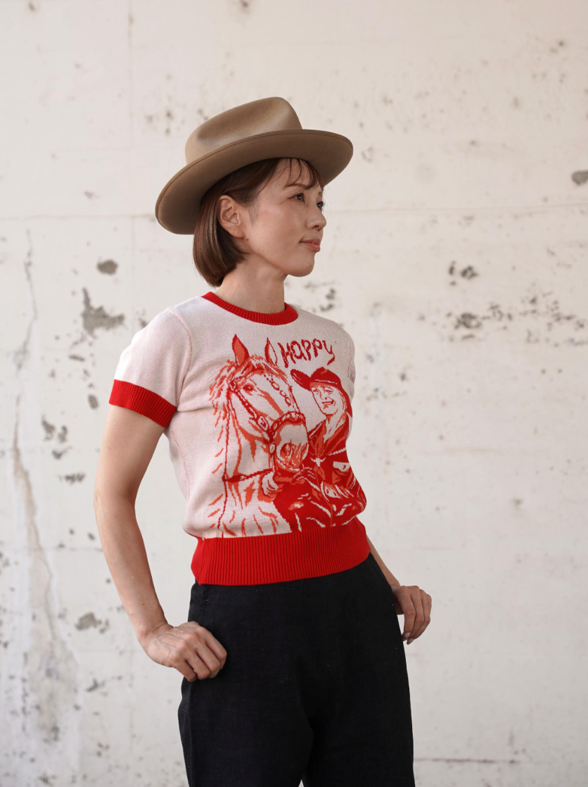 (Pre-Order) Old Devil Moon - 260602 Ladys Summer Knit / Cowboy (Deposit HKD100)