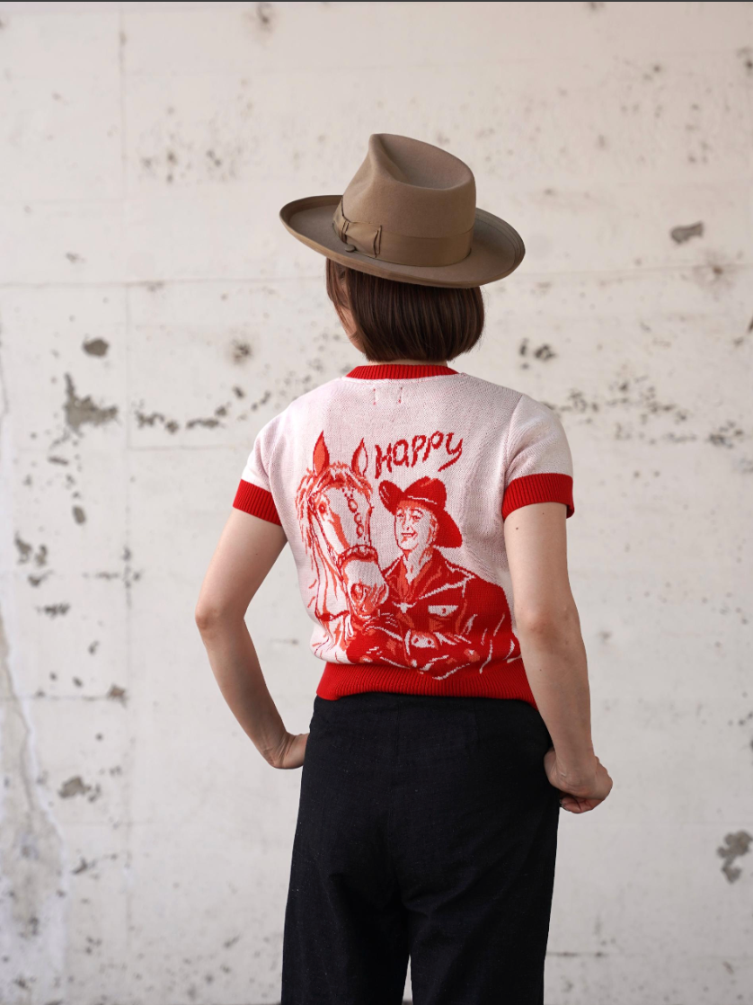 (Pre-Order) Old Devil Moon - 260602 Ladys Summer Knit / Cowboy (Deposit HKD100)