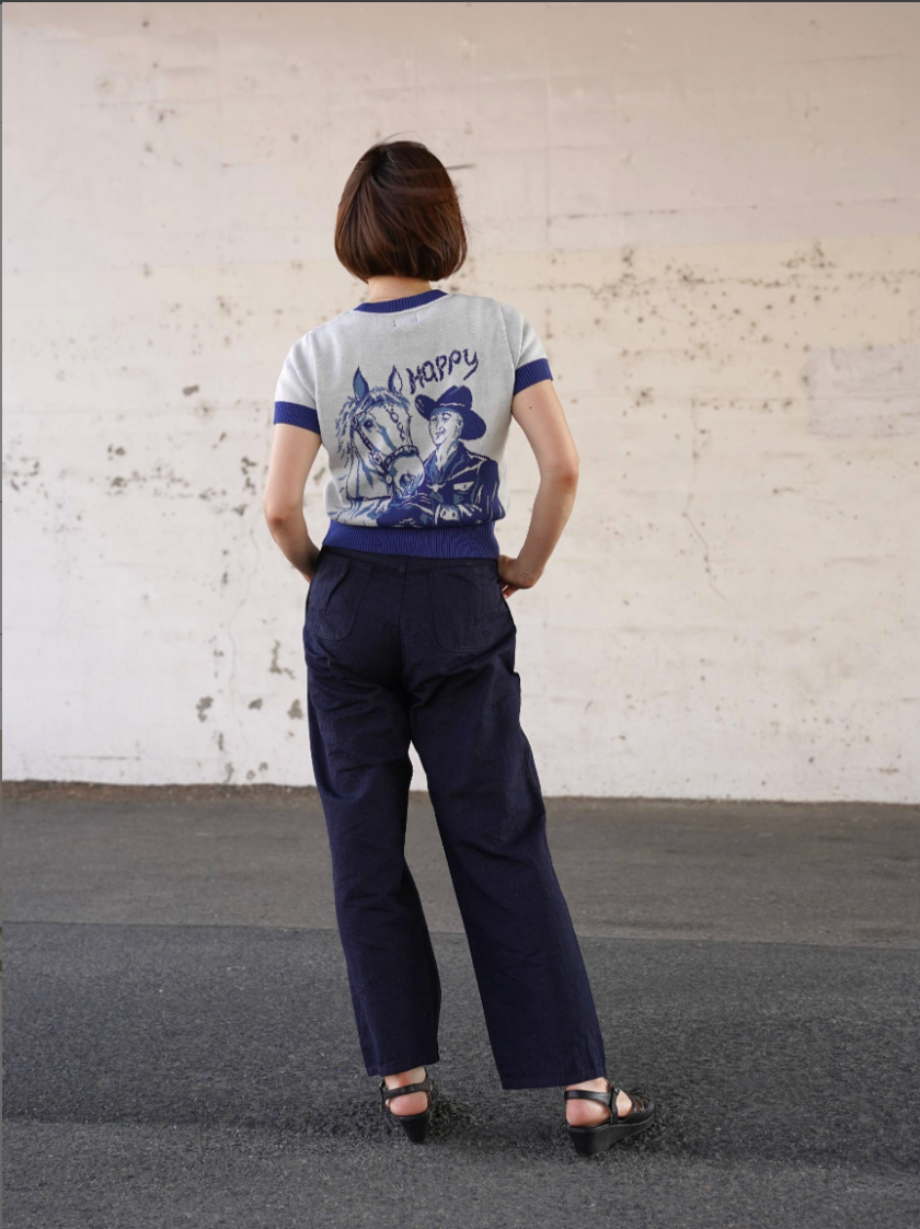 (Pre-Order) Old Devil Moon - 260602 Ladys Summer Knit / Cowboy (Deposit HKD100)