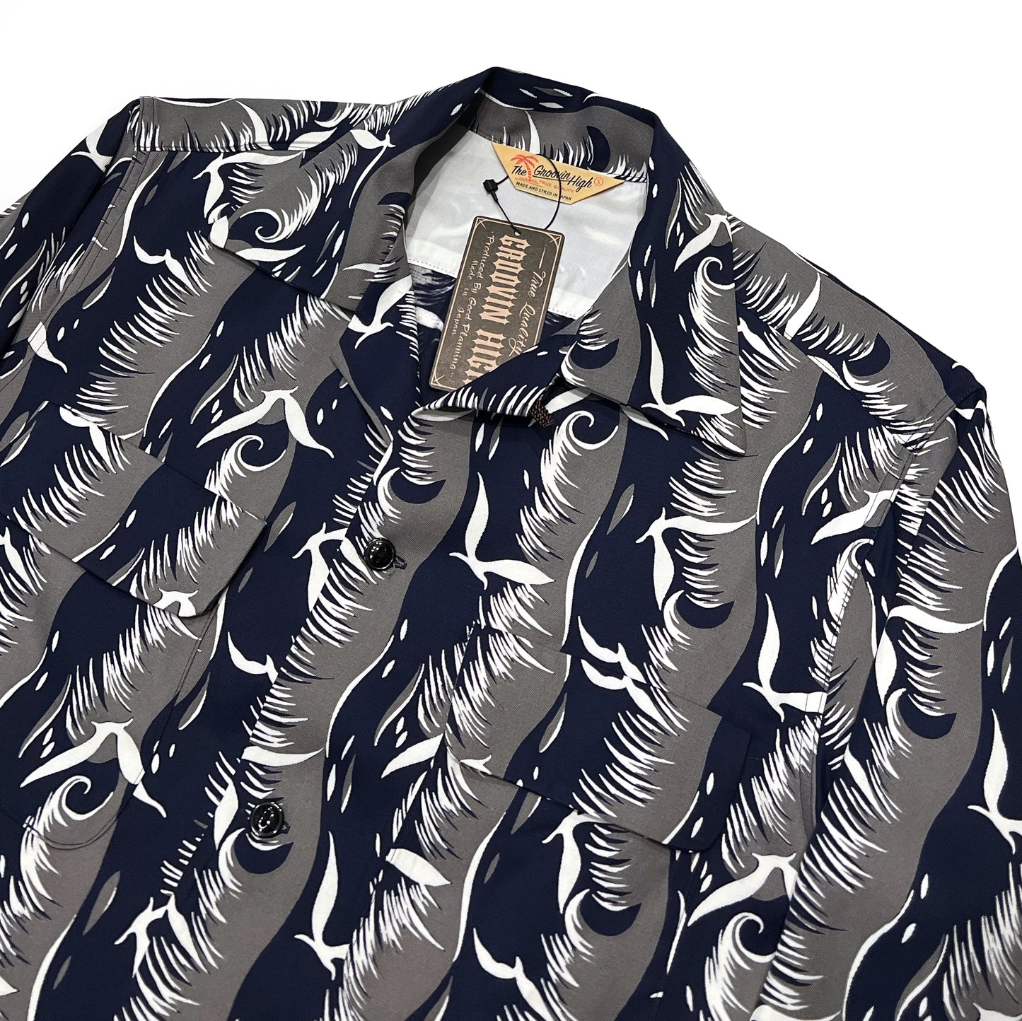 The Groovin High - 250106 L/S Shirt / Seagull (Navy)