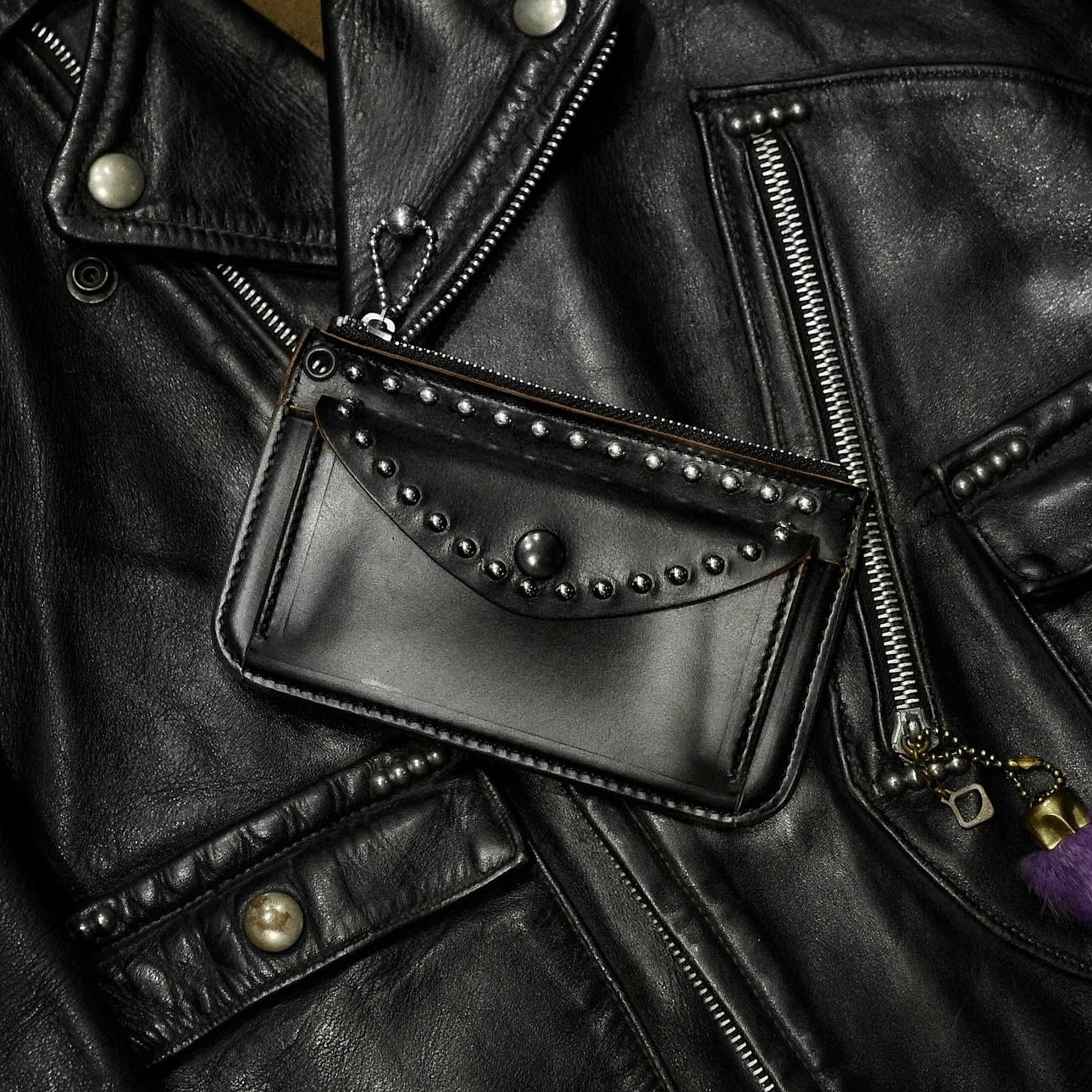 (Exclusive) BlackSun X The Wonder Lust - Stud Utility Pouch
