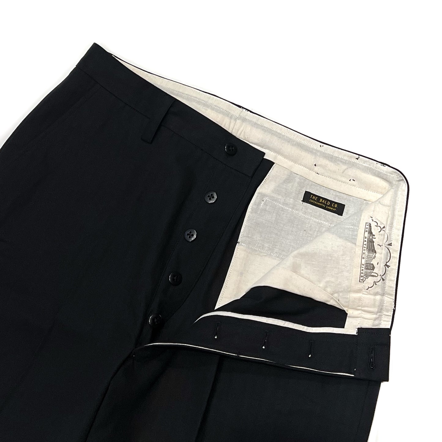 THE BALD CO. - Lot.602 HBT Wide Shorts (Black)