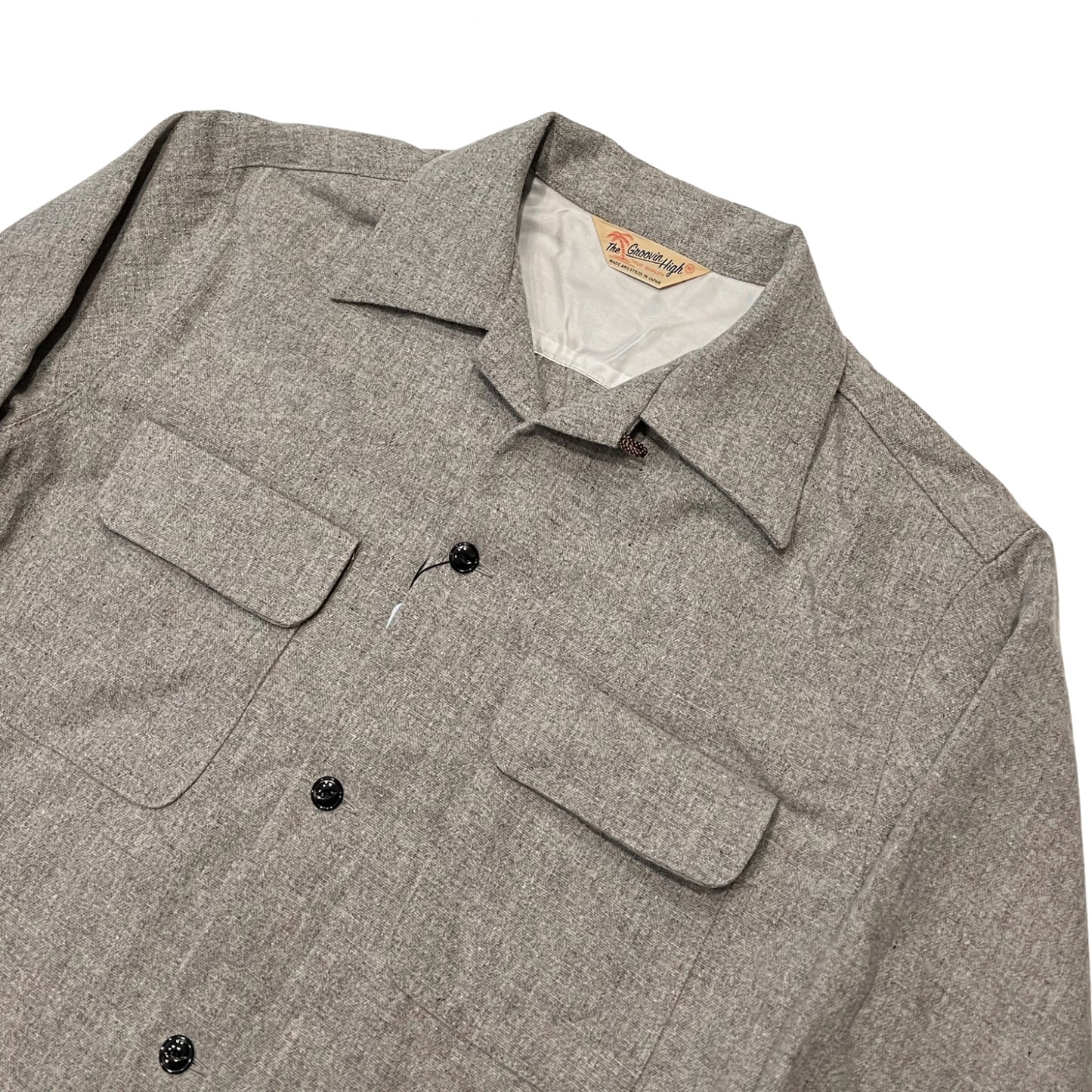 The Groovin High - 260140 1950s L/S Wool Shirt