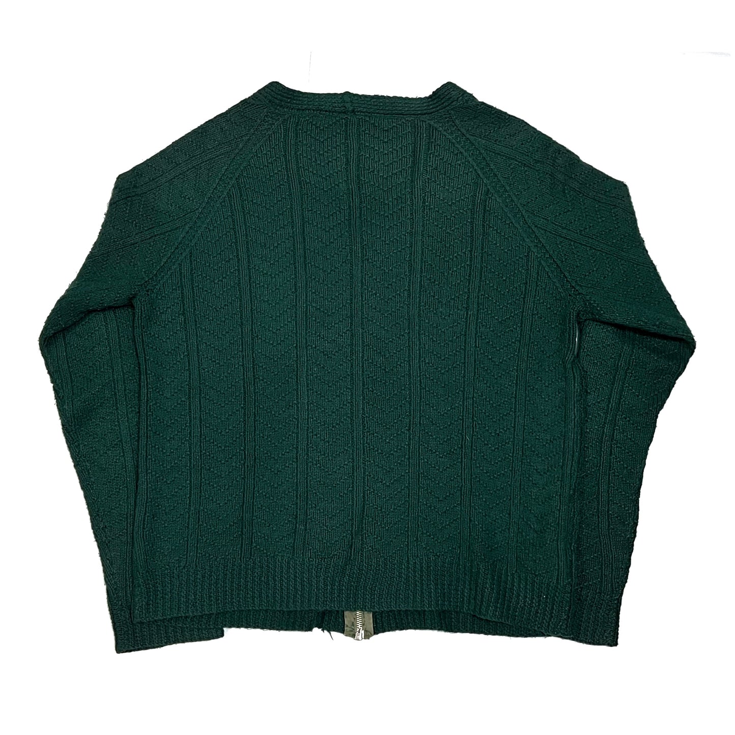 1950z Wool Zip Cardigan