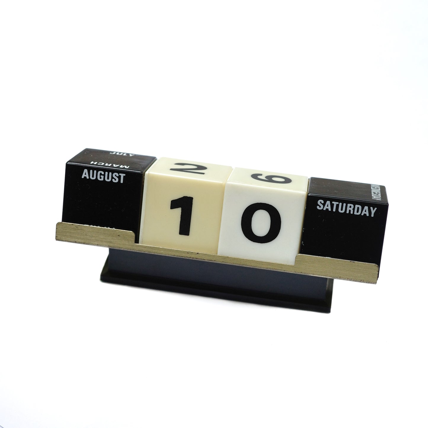 1960s-1970s Mid Century Desk Top Calendar