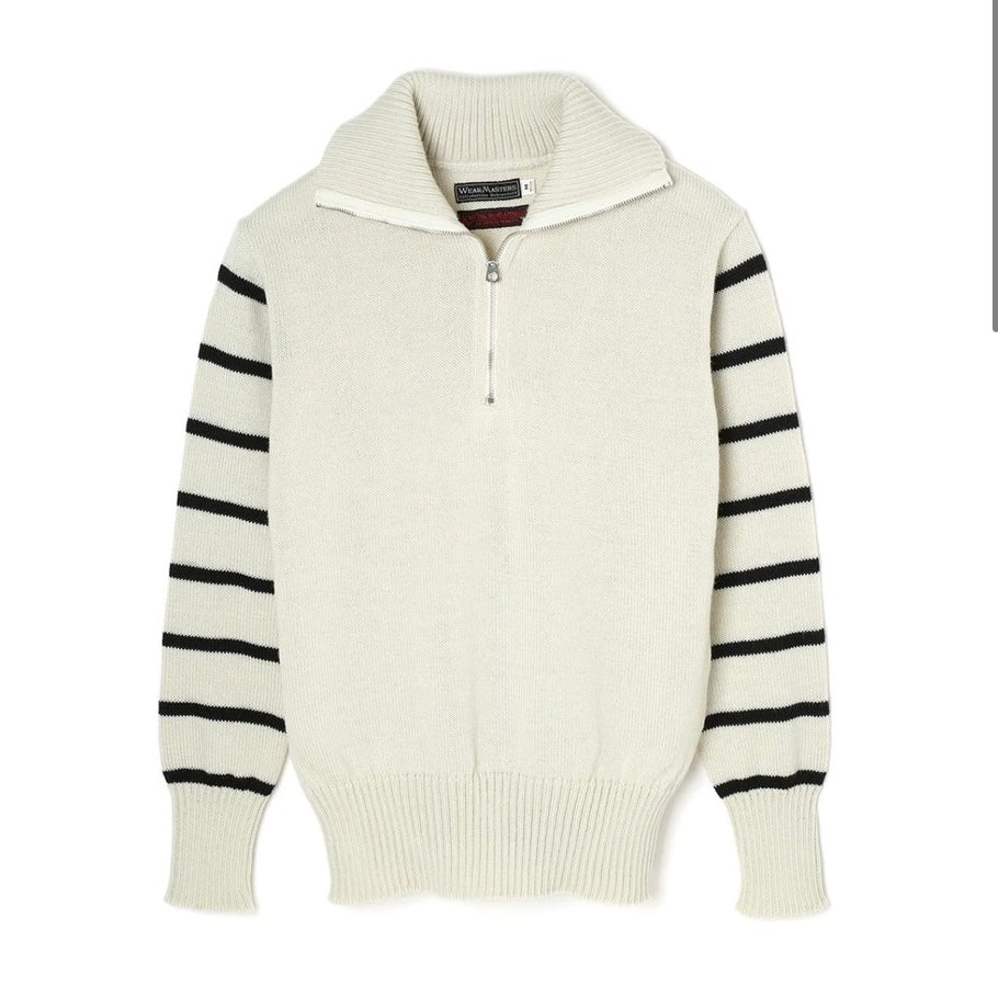 WearMasters - Lot.769 Turtie Zip Sweater (white)
