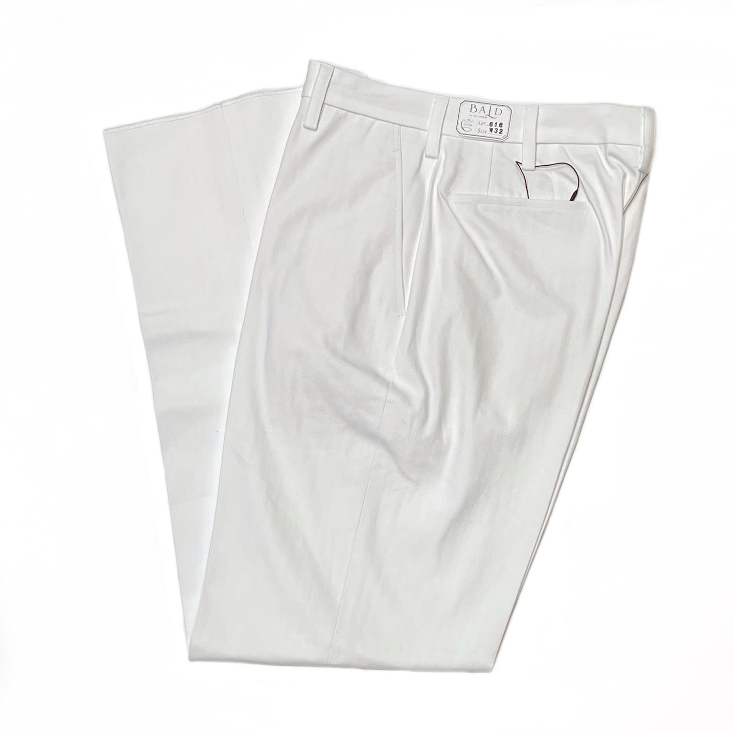 THE BALD CO. - Lot.616 HBT Wide Pants (White)