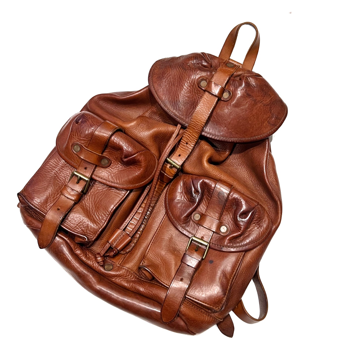 (2nd hand) RRL Riley Leather Backpack