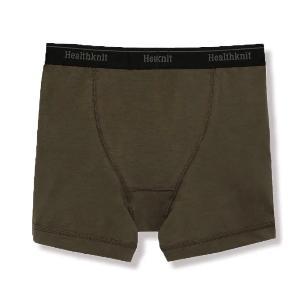 Healthknit - 510 Basic Boxer Brief (Military Green)