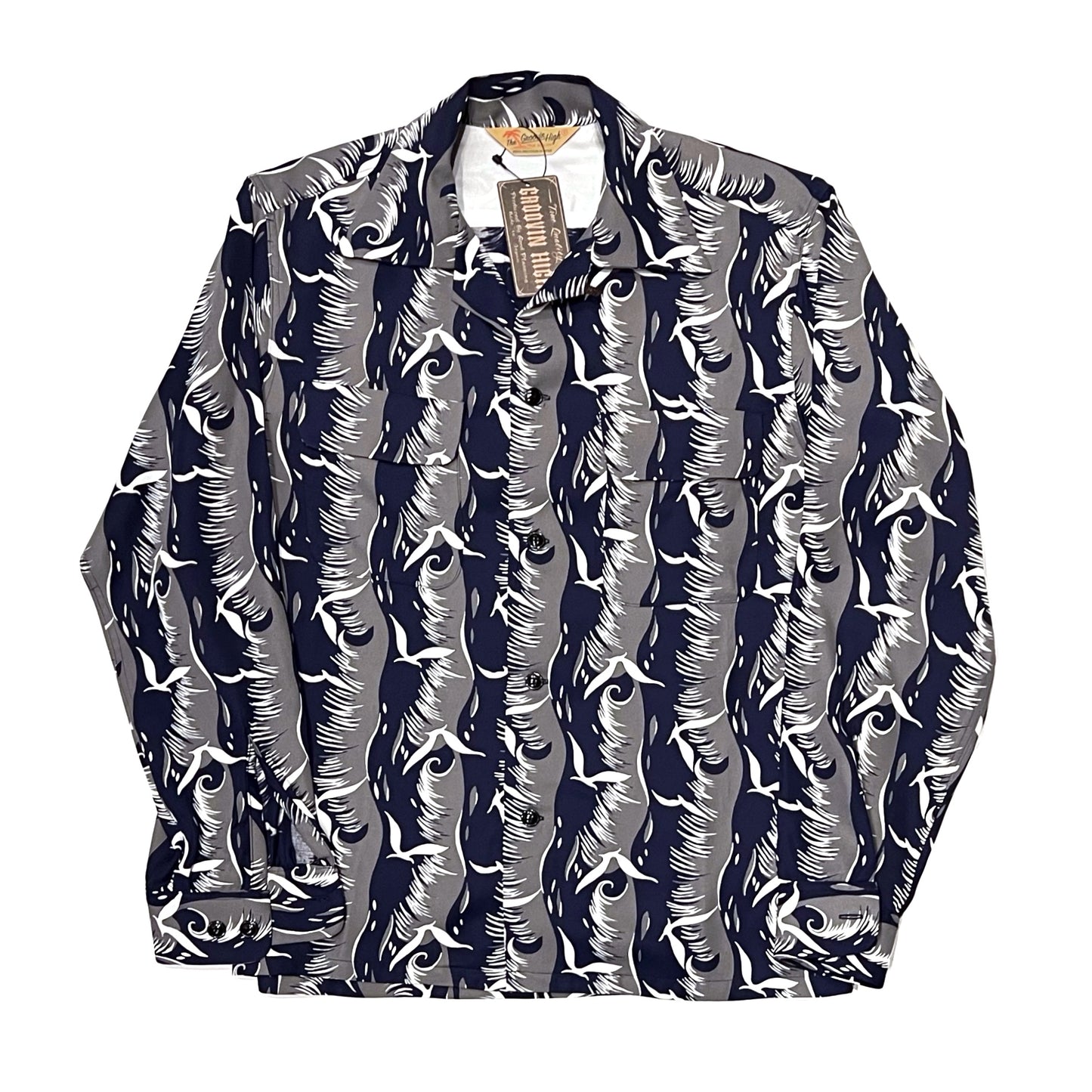The Groovin High - 250106 L/S Shirt / Seagull (Navy)