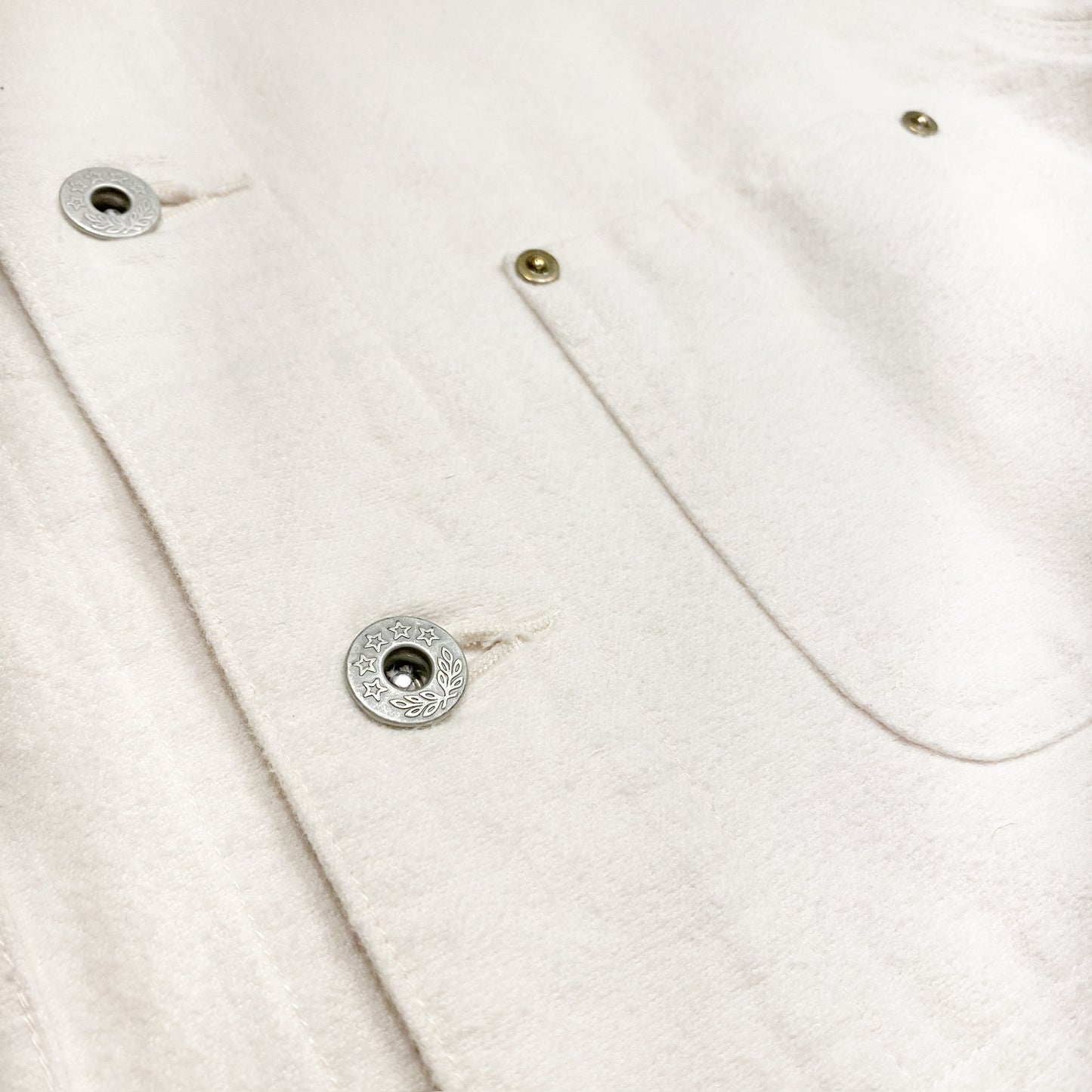 Caqu - Lot.00119 Flannel Old Coverall (Ivory)