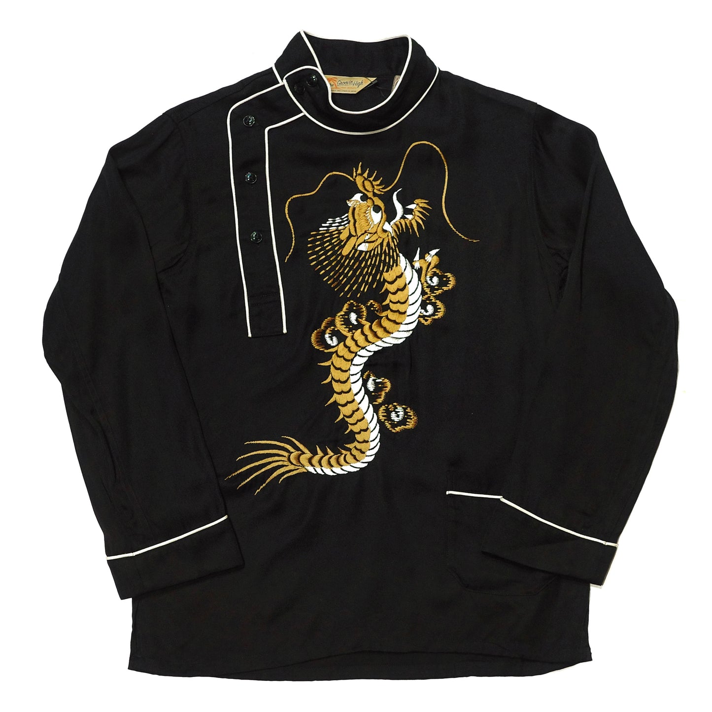 The Groovin High - Lot.544 1950s Dragon Pullover Shirt