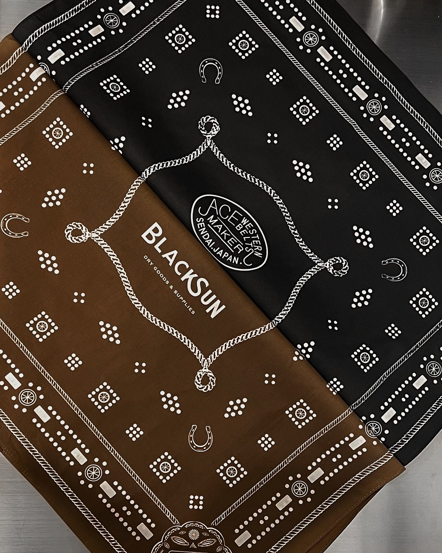 (Pre-Order) BlackSun X ACE WESTERN BELT - "10TH ANNIVERSARY BANDANNA" (Deposit HKD100)