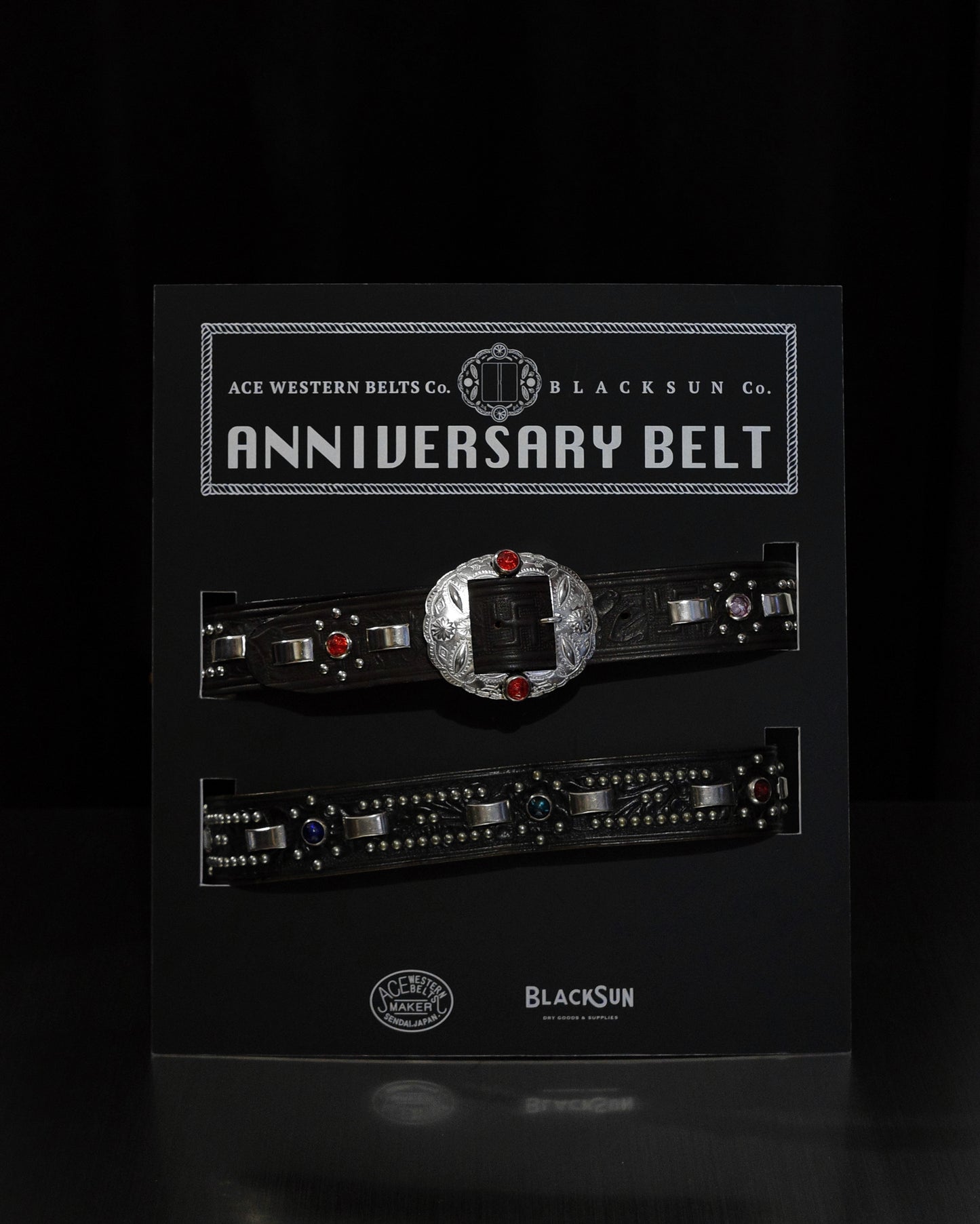 (Pre-Order) BlackSun X ACE WESTERN BELT - No.BS008 "10TH ANNIVERSARY BELT" (Deposit HKD1800)