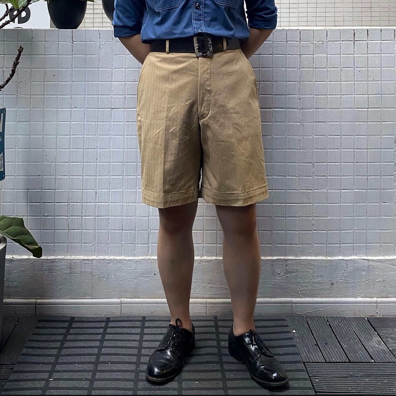 THE BALD CO. - Lot.602 HBT Wide Shorts (Sand)