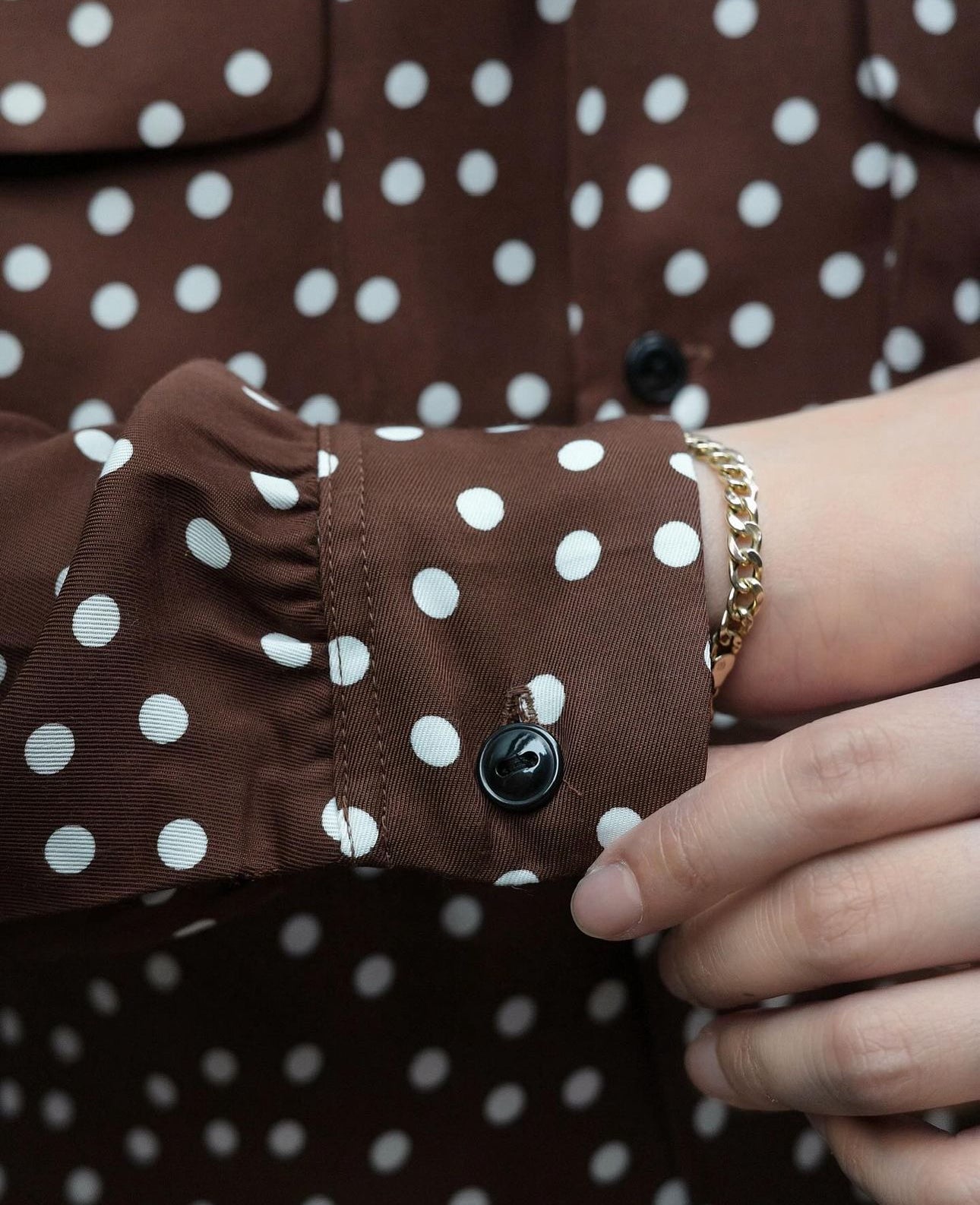 The Groovin High - Lot.540 1950s Dot Rayon Shirt
