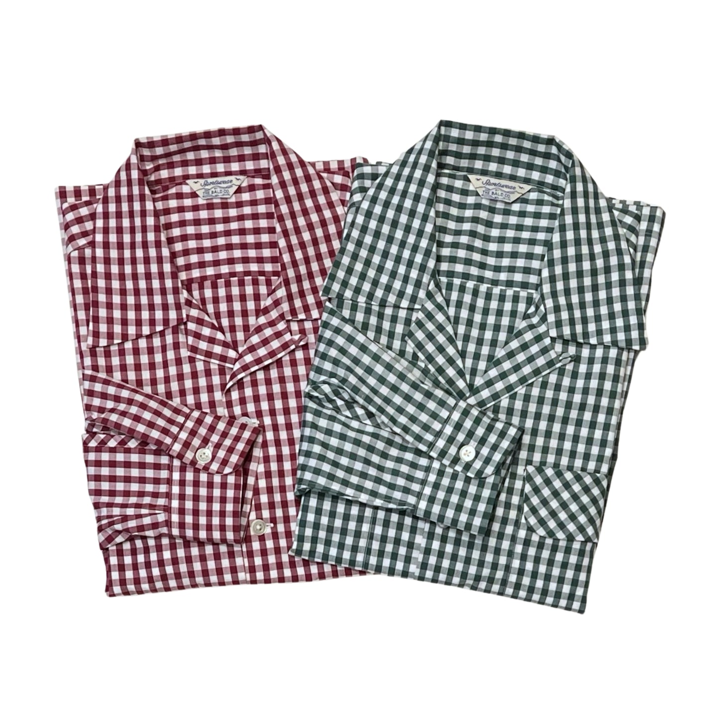 THE BALD CO. - Open Collar Shirt (Red)
