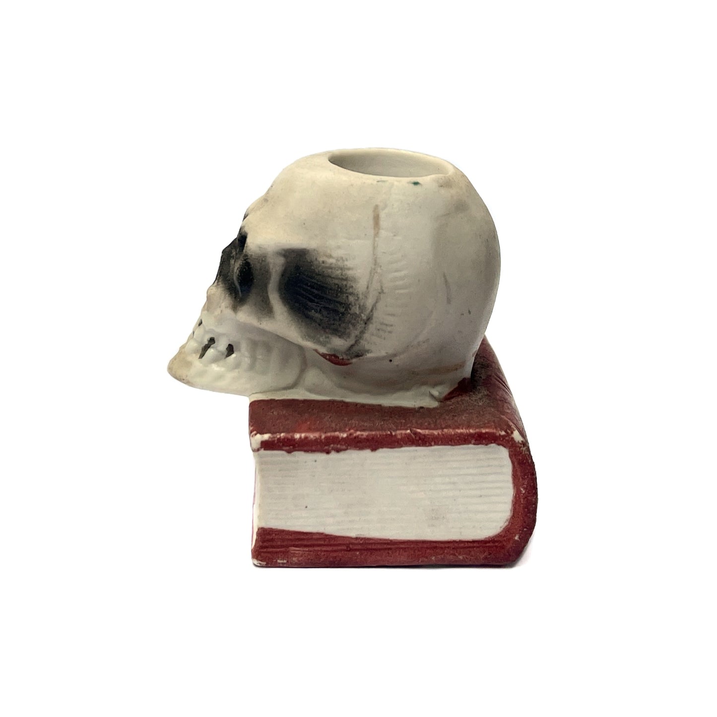 1950s - 1960s Skull On Book