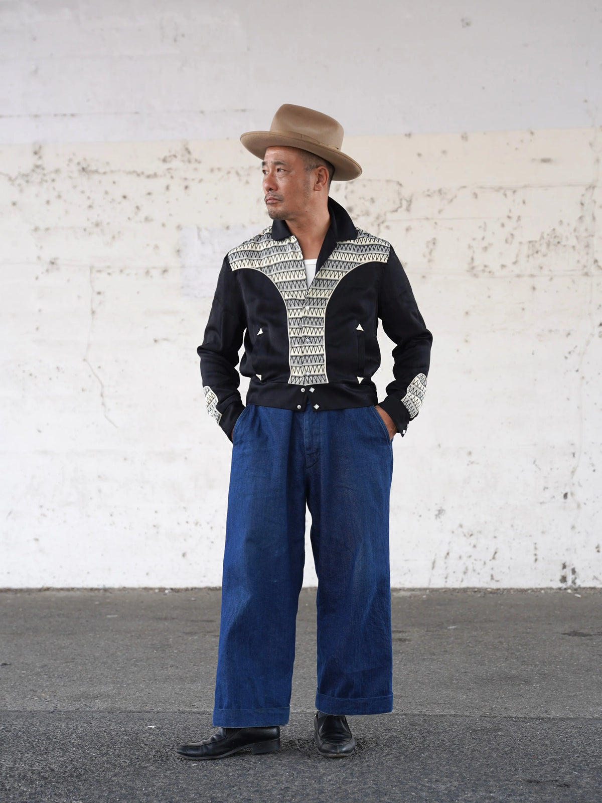 (Pre-order) The Groovin High - 270411 Atomic Pattern Western Jacket (Deposit HKD100)