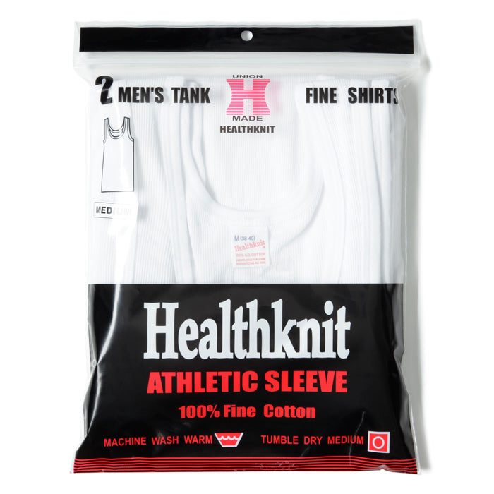 Healthknit - 2P Tank Top 2-53001 (White)