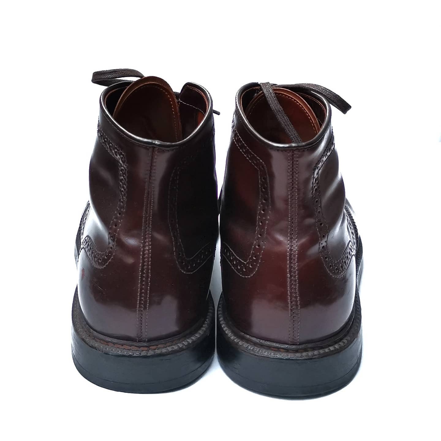 (2nd hand) ALDEN Cordovan Color 8 Wingtip Boots