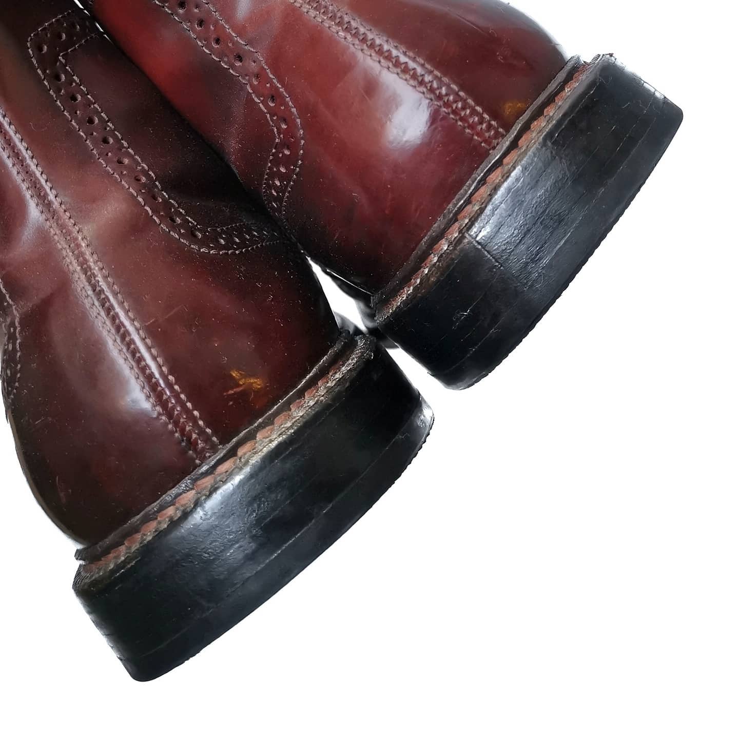 (2nd hand) ALDEN Cordovan Color 8 Wingtip Boots
