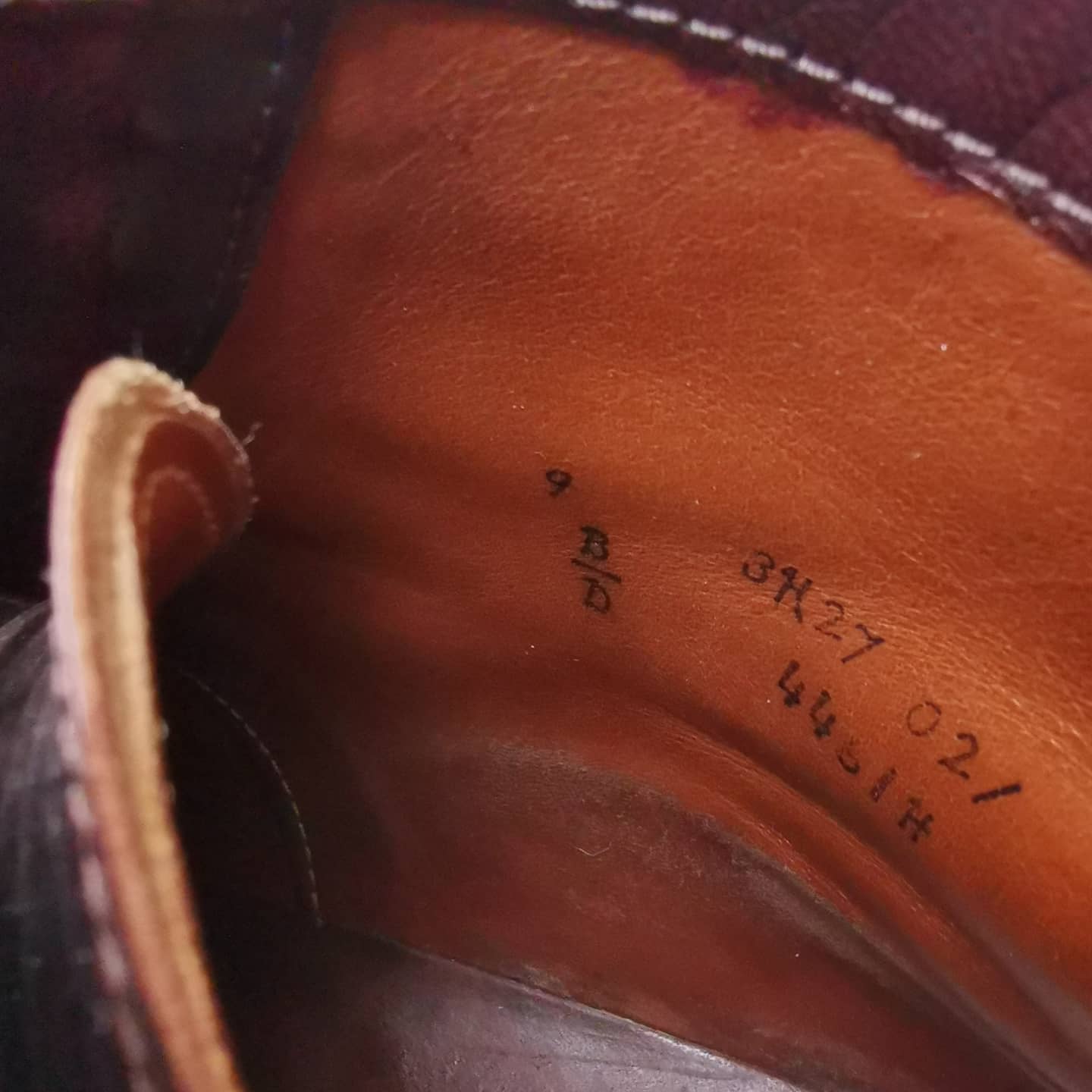 (2nd hand) ALDEN Cordovan Color 8 Wingtip Boots