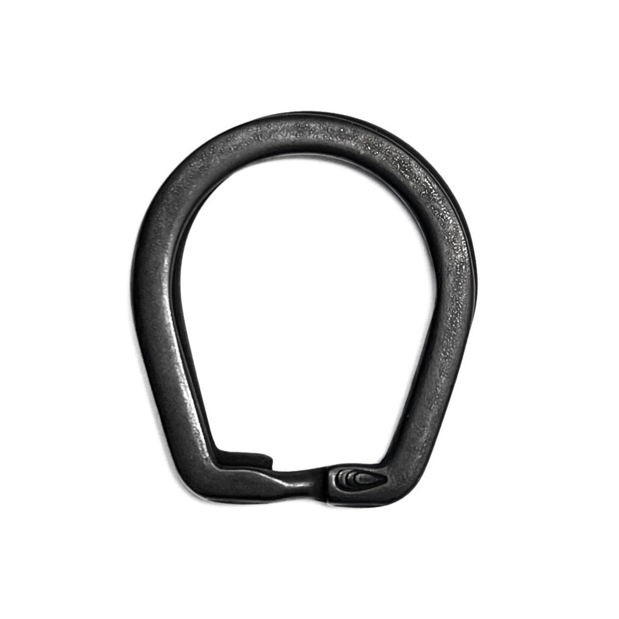 Button Works - Steel Horse Shoe Ring (Darl Black)