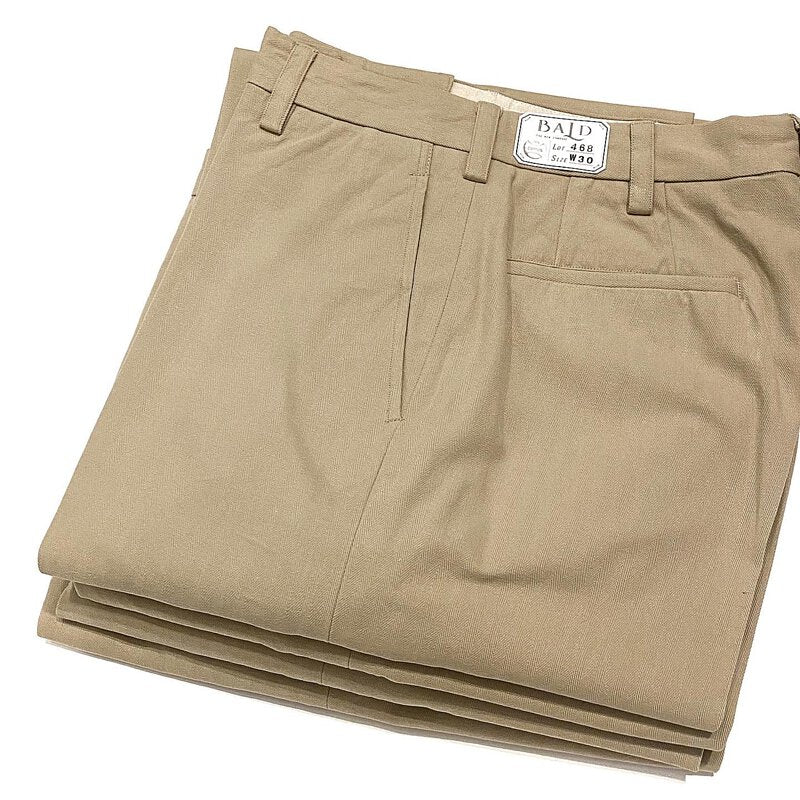 THE BALD CO. - Lot.468 HBT Wide Pants (Sand)