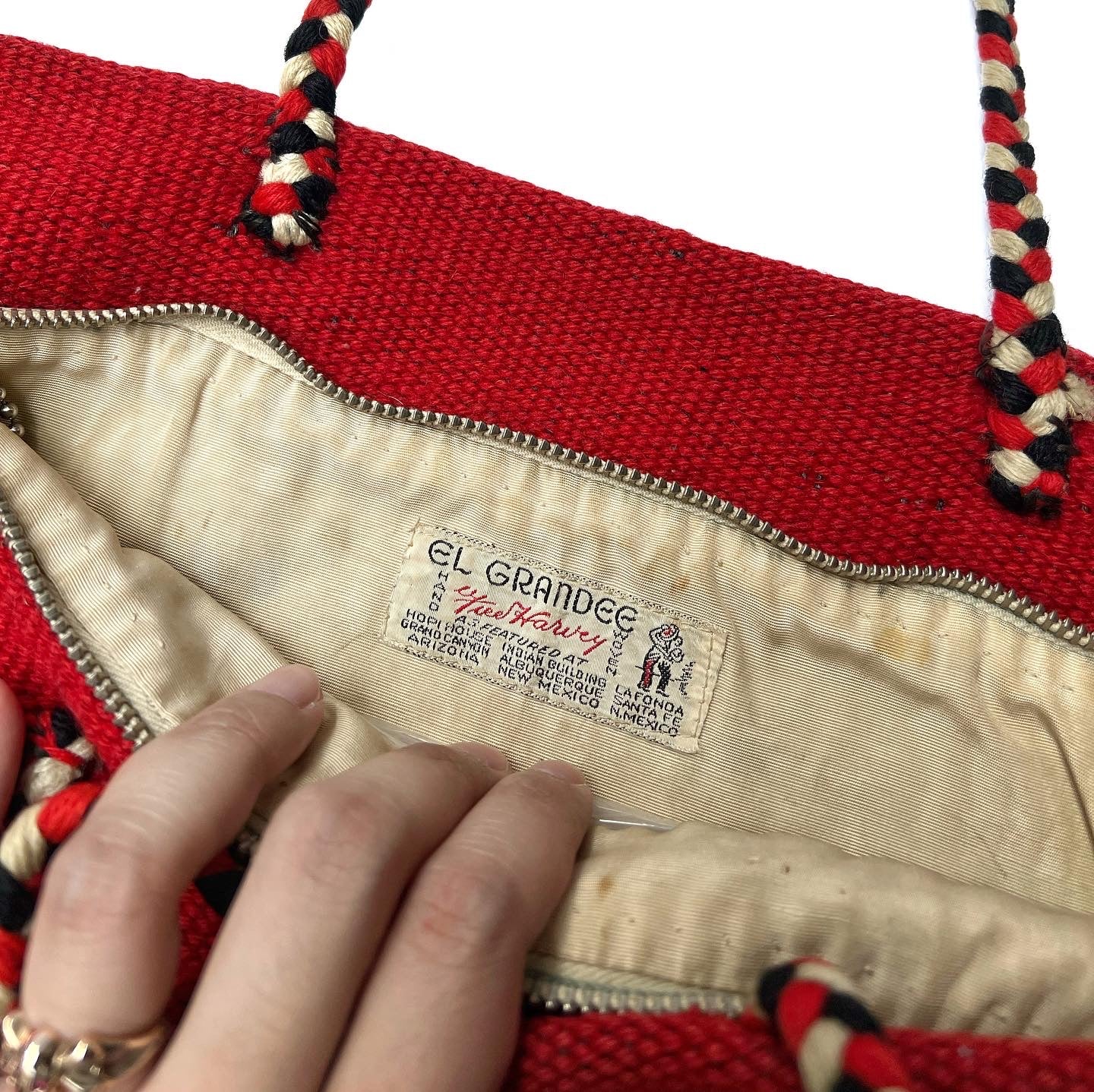 1930s-1940s Chimayo Bag