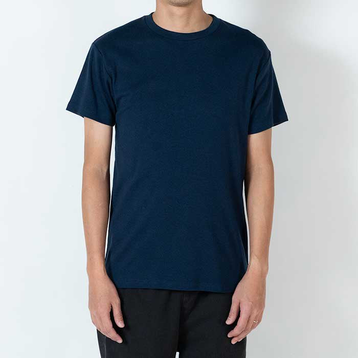 Healthknit - HR2301M001 Military 2P Crew Tee “Navy”