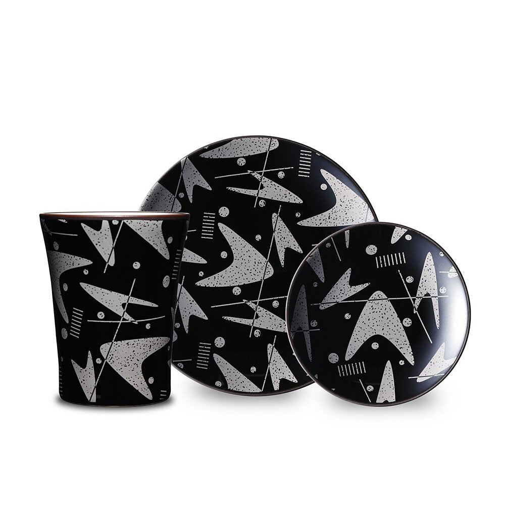 (Limited Edition) ATTRACTIONS x Hasami Ware "Black Mid-Century"