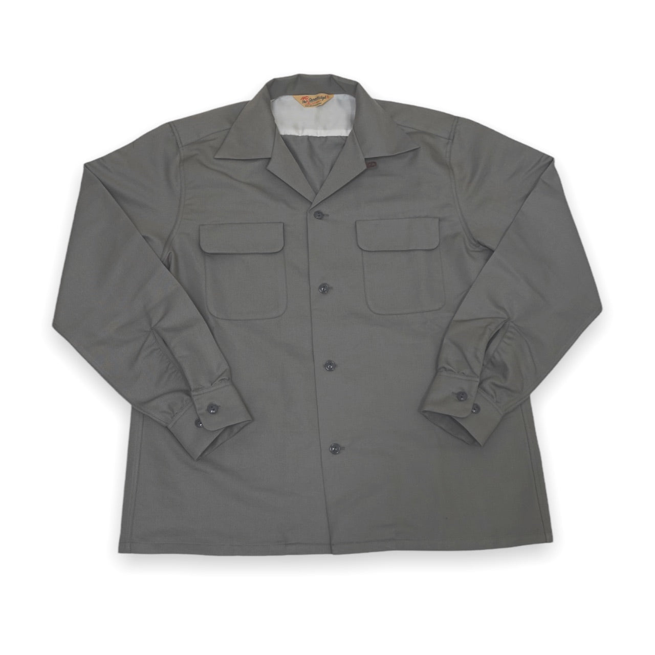 The Groovin High - A431 1940s Style Towncraft Shirt (Grey)