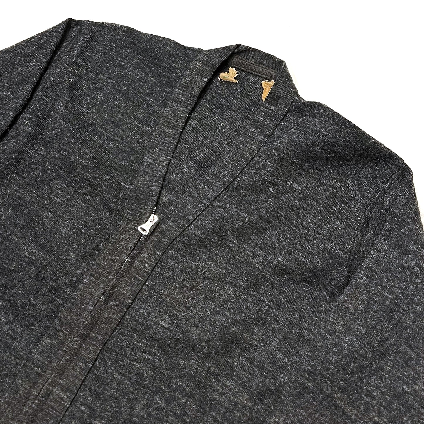 1940s Wool Zip Cardigan