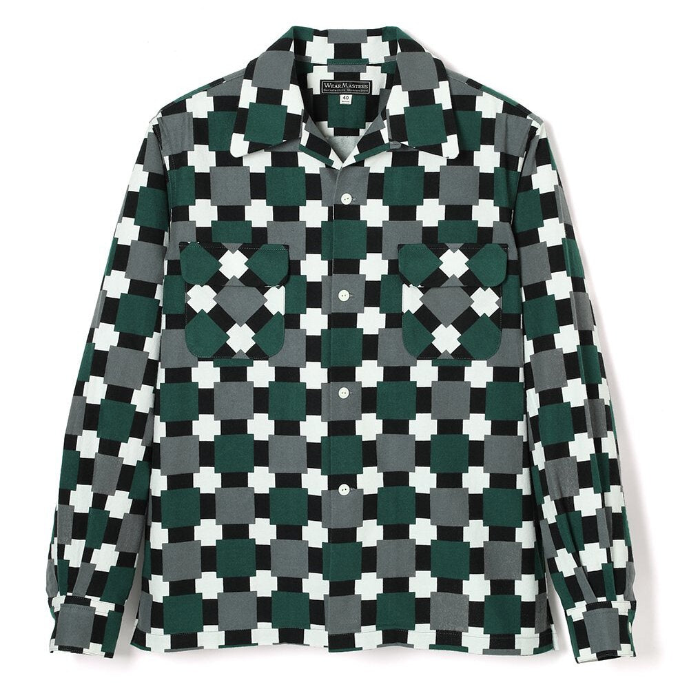 WearMasters Lot.723 Block Print Flannel Shirt